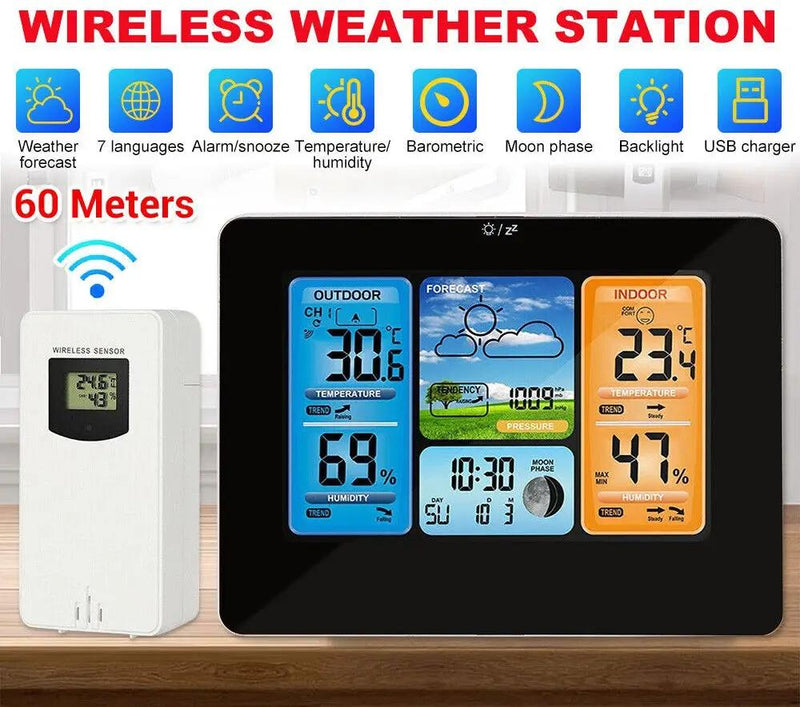 Weather Station Black by salelink.co.nz