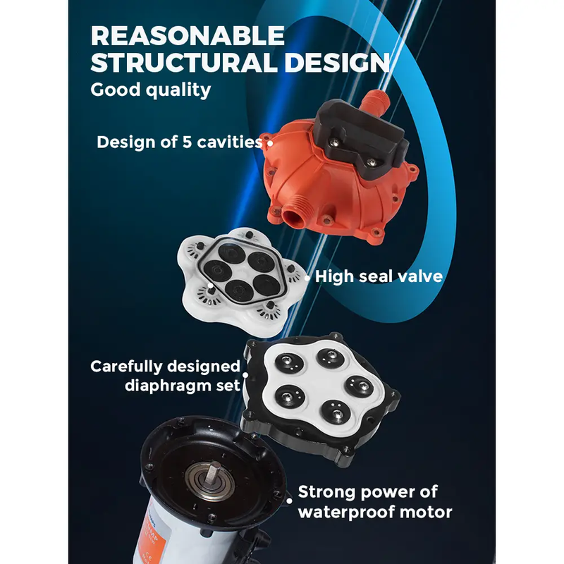 SEAFLO 70PSI Deck Washdown Pump Kit for Boat Caravan Yacht Wash Pump 12V 5GPM by salelink.co.nz
