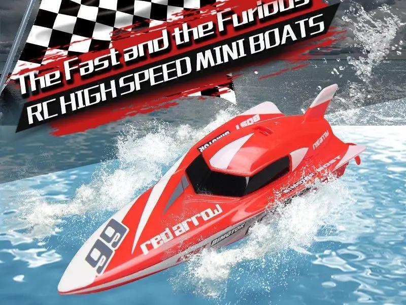 Remote Control Racing Boat - RED by dealonline.co.nz