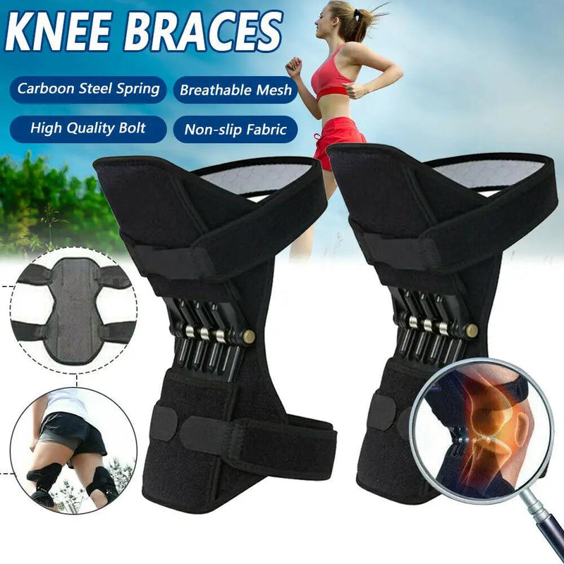 Knee Leg Stabilizer Pads Lift Joint Support Powerful Rebound Spring Force by salelink.co.nz