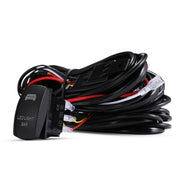 Universal LED Work Light Bar Wiring Loom Harness Kit With fuse and relay For SUV by salelink.co.nz