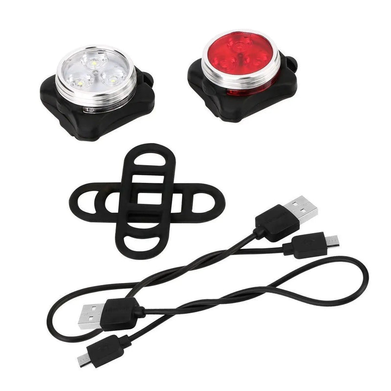 Bicycle Bike Lights Front Rear Tail Light Lamp by salelink.co.nz