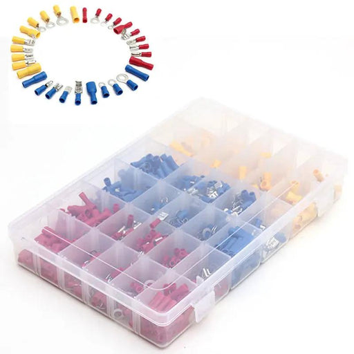 Electrical Wire Connector 720pcs Assorted Insulated Crimp Terminals Spade Set by salelink.co.nz