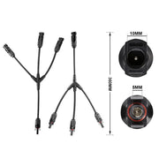 MC4 3 into 1 Connector Cable Pair, PV Solar Panel Connectors by salelink.co.nz
