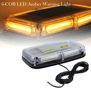 6-COB LED Beacon Flashing Magnetic Emergency Warning Strobe Amber Light 12/24V by salelink.co.nz