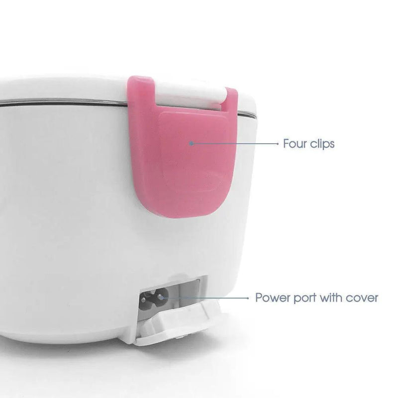 Portable Electric Heated Car Plug Heating Lunch Box Bento Food Warmer 12V by salelink.co.nz
