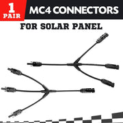 MC4 3 into 1 Connector Cable Pair, PV Solar Panel Connectors by salelink.co.nz