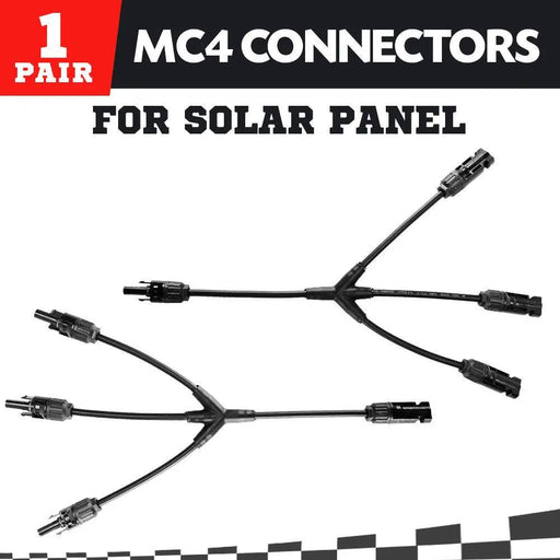MC4 3 into 1 Connector Cable Pair, PV Solar Panel Connectors by salelink.co.nz