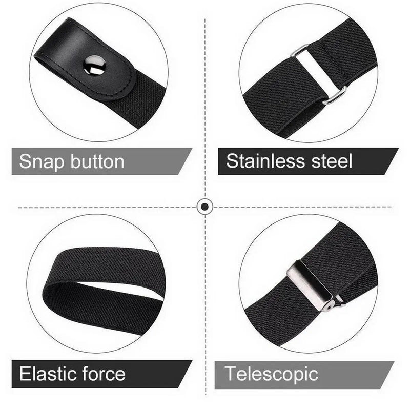 Buckle-free Elastic Comfortable Invisible Belt No Bulge Hassle by salelink.co.nz