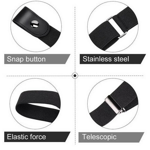 Buckle-free Elastic Comfortable Invisible Belt No Bulge Hassle by salelink.co.nz