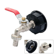 IBC Tank Adapter S60X6 To Brass Garden Tap With 1/2" Hose Fitting Oil Fuel Water by salelink.co.nz