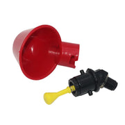 Automatic Cups Water Feeder Drinker Chicken Waterer Poultry Chook Bird by salelink.co.nz
