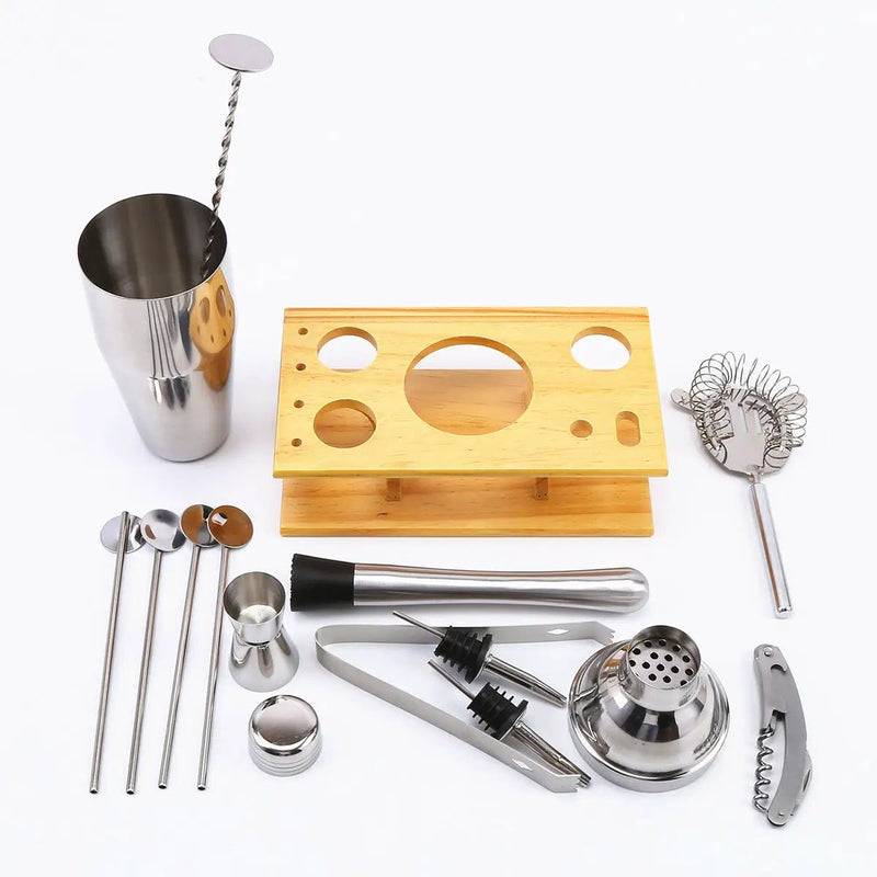 14pcs Cocktail Shaker Set by salelink.co.nz