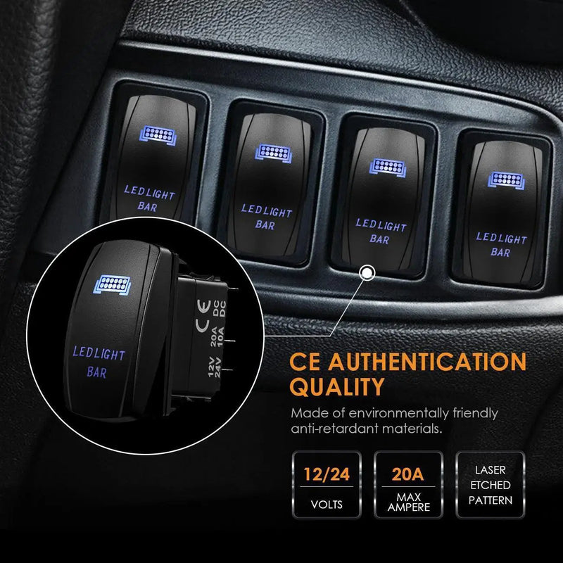 Universal LED Work Light Bar Wiring Loom Harness Kit With fuse and relay For SUV by salelink.co.nz