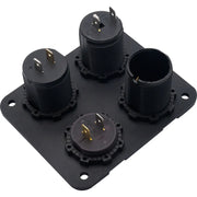 4 Way DC 12V-24V Car Cigarette Lighter Socket+Dual USB Charger Voltmeter Adapter by salelink.co.nz