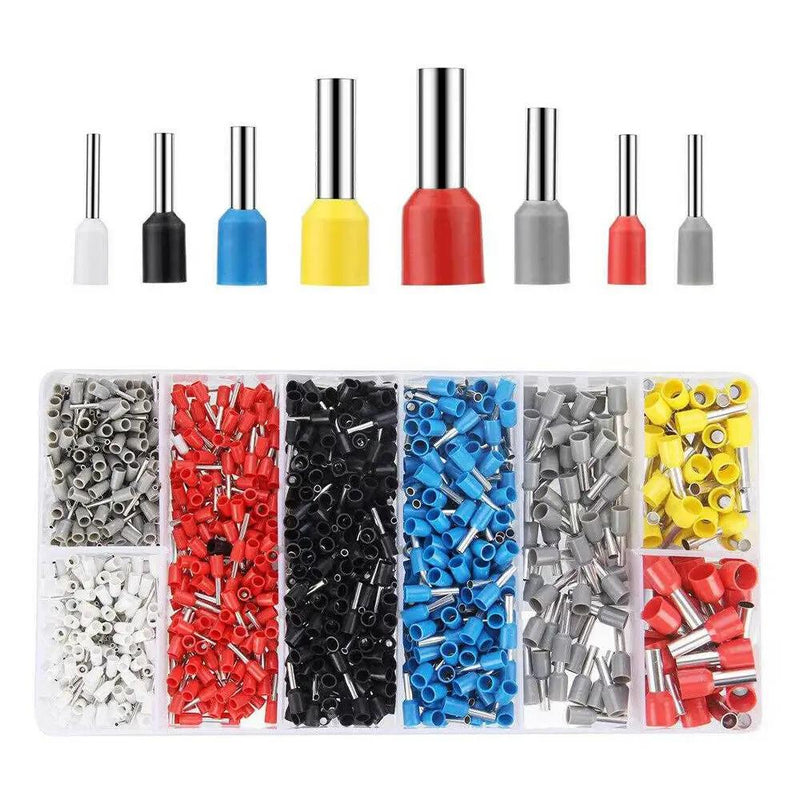 1200PC Ferrule Crimper Electrical Terminals Bootlace 0.25-10mm2 Cord End Ratchet by salelink.co.nz