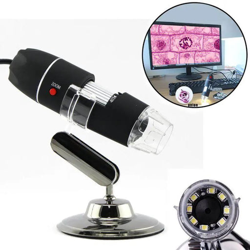 1000x 8-LED USB Digital Microscope Endoscope Magnifier Electronic Video Camera by salelink.co.nz