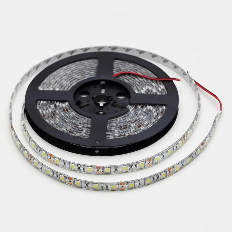 5M Warm White 5050 12V Led Strip Light with Power Adapter by salelink.co.nz