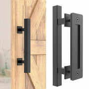 12'' Barn Door Handle Black by salelink.co.nz