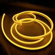 5M Yellow 12V Flex LED Strip Neon Rope Light Silicone by salelink.co.nz