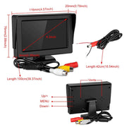 4.3" Monitor Car Reverse Camera Kit Rear View by salelink.co.nz