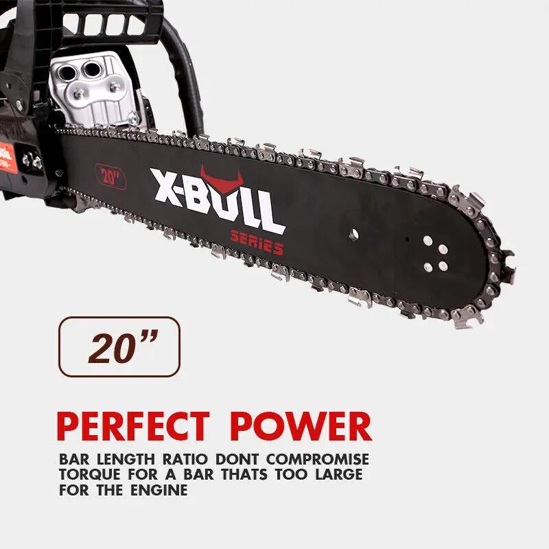 X-BULL 62cc Petrol Chainsaw by salelink.co.nz