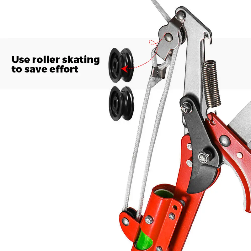 8M Detachable Pole Pruning Saw Tree Trimmer Shearing by salelink.co.nz