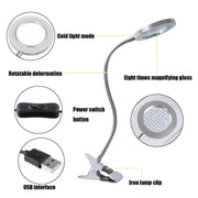 8X Magnifying Lamp Desk Table Magnifier Light by salelink.co.nz