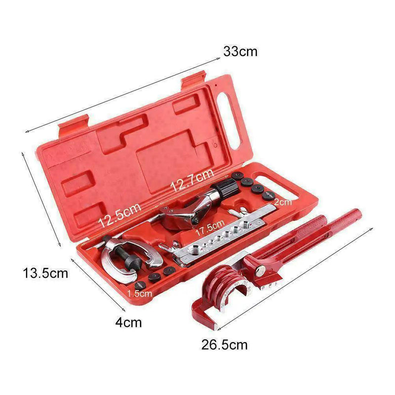 10pcs Flare Tool Kit Brake Air Line Double Flaring Set 3 In 1 Tube Pipe Bender by salelink.co.nz