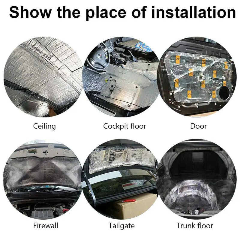 1M x 10M 5MM Car Mats Sound Deadener Heat Shield Insulation Noise Proofing Foam by salelink.co.nz