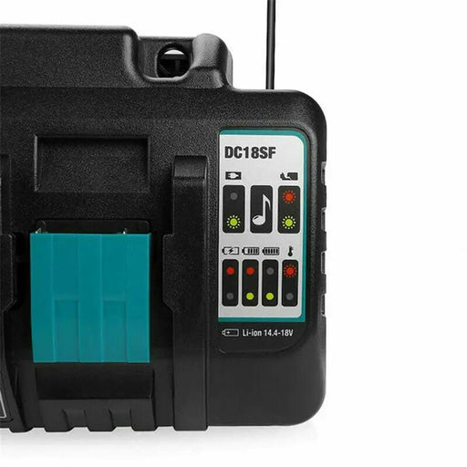 DC18SF 18V Lithium-Ion Rapid Optimum 4-Port Charger for Makita Lithium Battery by salelink.co.nz