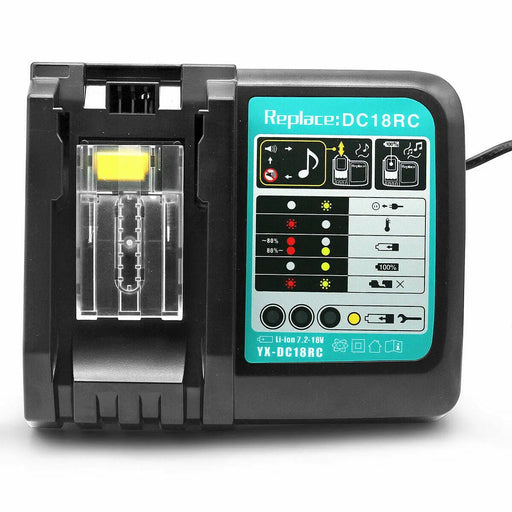 For Makita DC18RC 18V Battery Charger BL1850B BL1860B by salelink.co.nz