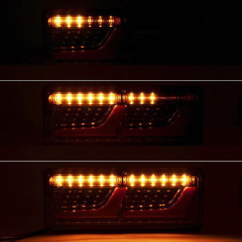 12V 2X 74 LED Tail Lights Trailer Ute Caravan Truck Stop Indicator rear LAMP by salelink.co.nz