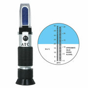 Brix Refractometer ATC 0-32% Specific Gravity Hydrometer For Homebrew Beer Wort by salelink.co.nz