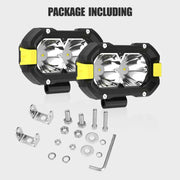 Pair 4inch Osram LED Work Light Bar Pods Fog Driving Lamp Reverse 4x4 by salelink.co.nz