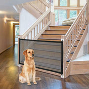 180x72cm Pet Gate Mesh Safe Fence Guard Stair Dog Net by salelink.co.nz