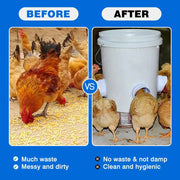 Automatic Chicken Feeders Poultry Gravity Fed Chicken Feeder by salelink.co.nz