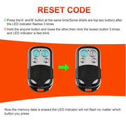 1x Universal Replacement Garage Door Gate Car Cloning Remote Control Key Fob by salelink.co.nz