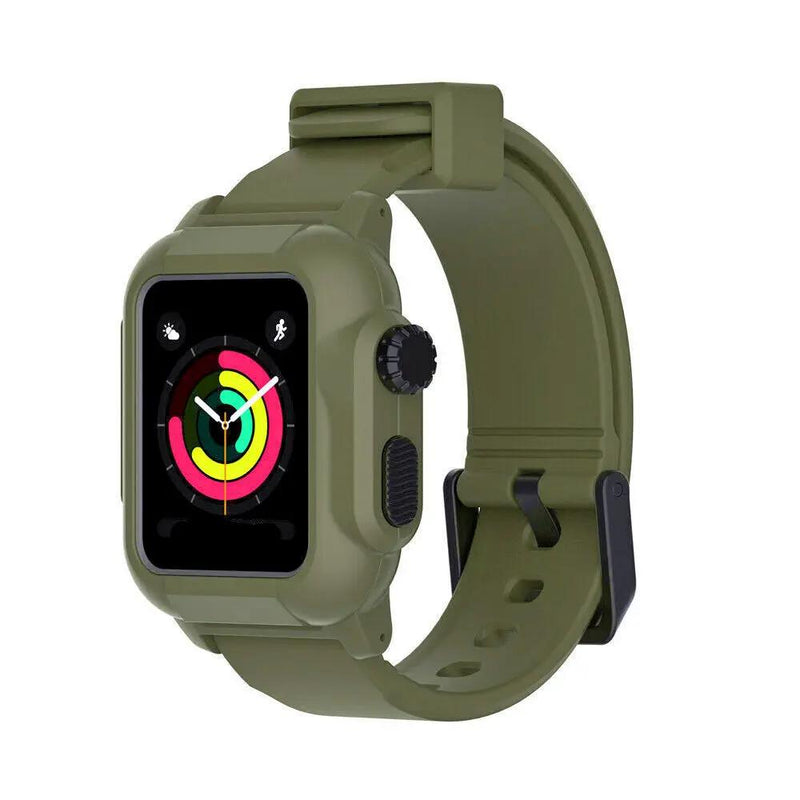 Waterproof Band Strap Case for Apple Watch 44mm 45mm 46mm(Series 10) 49mm Ultra 2 by salelink.co.nz