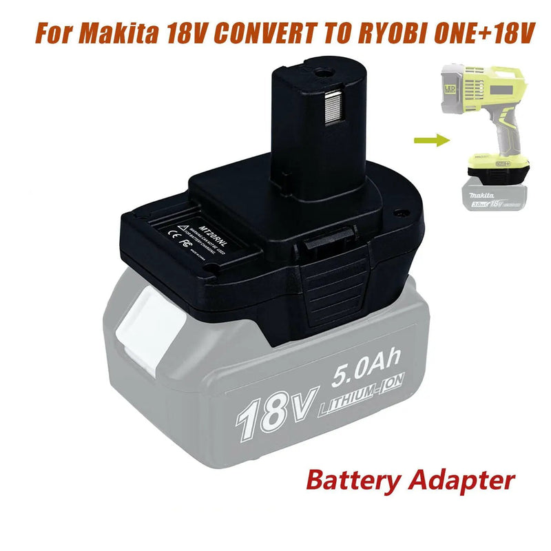 Adapter For Makita BL 18V Li-ion Battery Convert To RYOBI 18V Li-ion Power Tools by salelink.co.nz