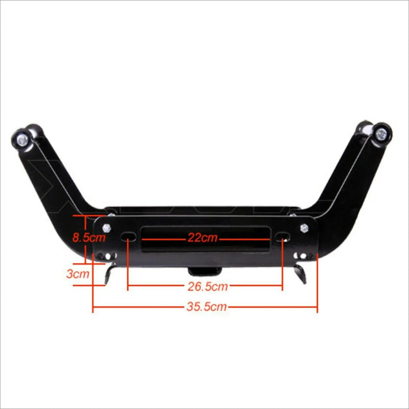 X-BULL Winch Cradle Mount Mounting Plate Bracket by salelink.co.nz