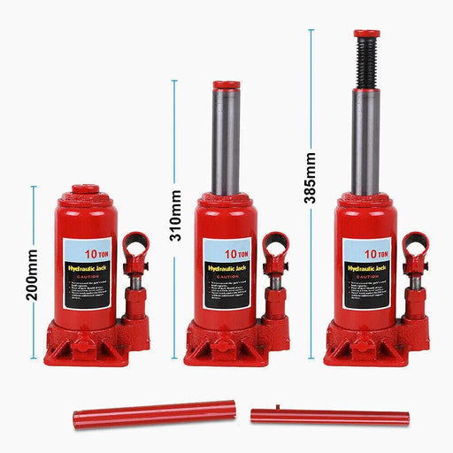 10 Ton Hydraulic Bottle Jack by salelink.co.nz