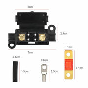 50A MIDI FUSE KIT 4 ANS Holder 7 x 50 AMP Fuses to suit Redarc BCDC Dual Battery by salelink.co.nz
