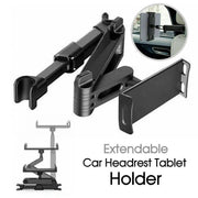 Extendable Car Back Seat Headrest Long Mount Universal Holder iPad Tablet Rotate by salelink.co.nz