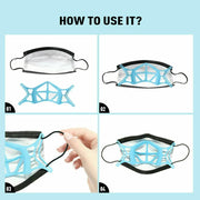 4pcs Mask Breathe Support Bracket Protector Reusable Soft 3D Holder by salelink.co.nz