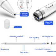 Digital Active Stylus Pen Pencil For Apple iPad Touchscreen Fine Tip 1.4mm New by salelink.co.nz