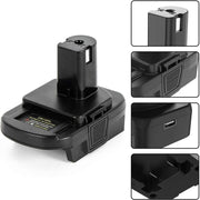 DEWALT Milwaukee to RYOBI Battery Adapter Converter by salelink.co.nz