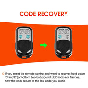 1x Universal Replacement Garage Door Gate Car Cloning Remote Control Key Fob by salelink.co.nz