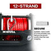 X-Bull Electric Winch 3000LBS by salelink.co.nz