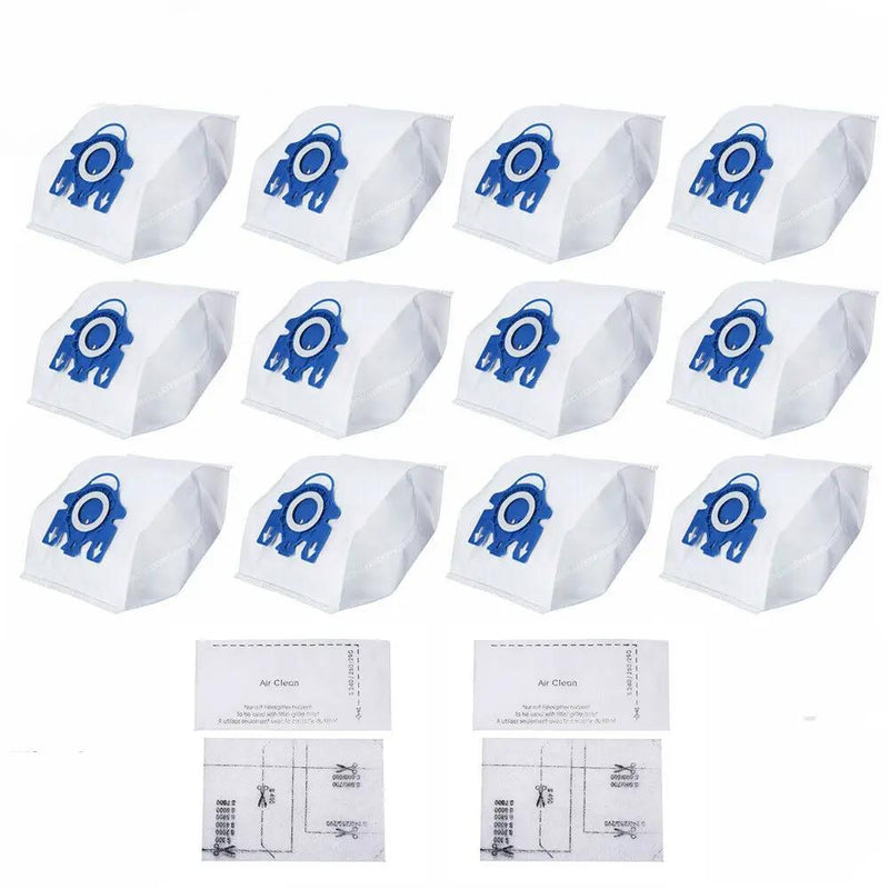 12 Vacuum Cleaner Bags for Miele 3D GN C2 C3 S2 S5 S8 S5211 S5210 S8310 by salelink.co.nz